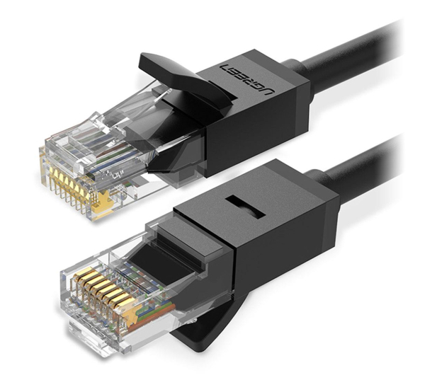 UGREEN NW102 Kabel sieciowy Ethernet RJ45 Cat.6 UTP 8m czarny - 1257664 - zdjęcie 2